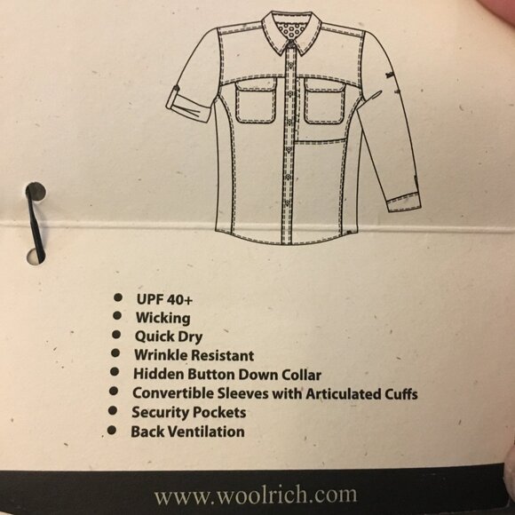 Woolrich Cross Country Tarn Dye LS - Men's Small - Pre-owned - N7THU2 - Picture 8 of 10